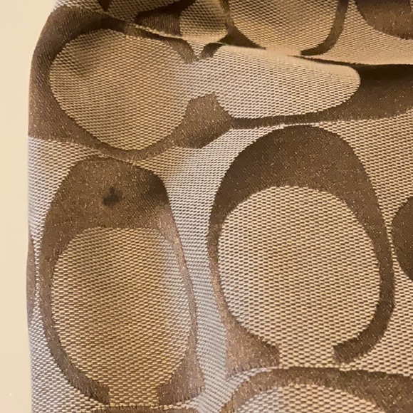 COACH Signature Jacquard Hobo Crossbody Duffle # F15067  Bag Top Zip - Picture 2 of 9